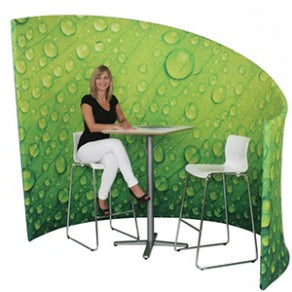 Formulate fabric graphic display stand