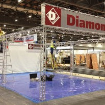 Exhibition gantry rental service.