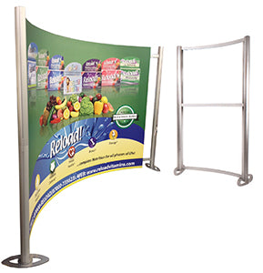 Modular display stand.