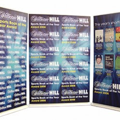 Pull up banner stands - 2.4m wide