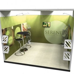 Vector exhibition display stands