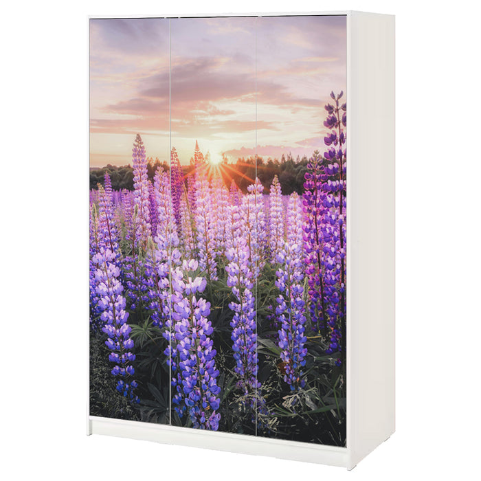 Printed wardrobe door wrapping